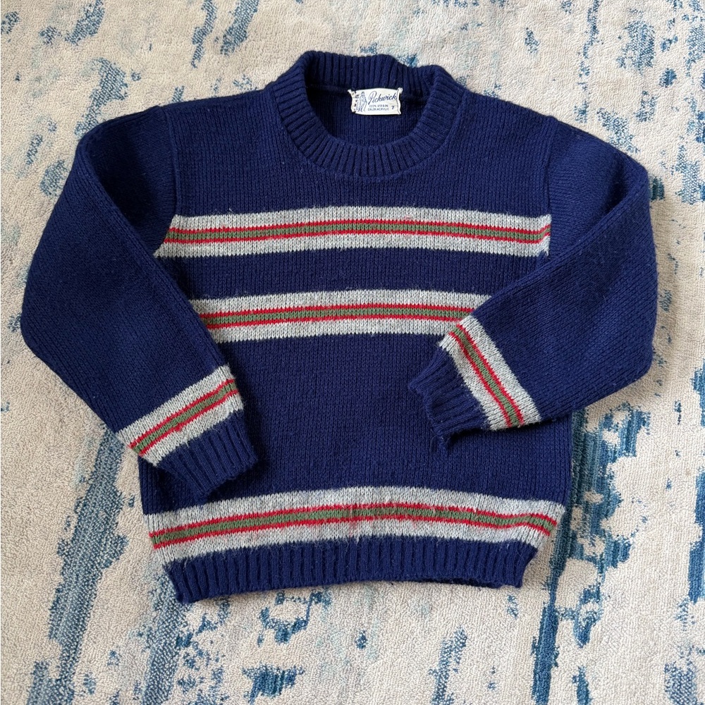 Vintage Boy’s Pickwick Crewneck Sweater Size 7